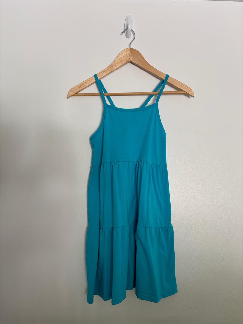The Children's Place Teal Tiered Spaghetti Strap Dress